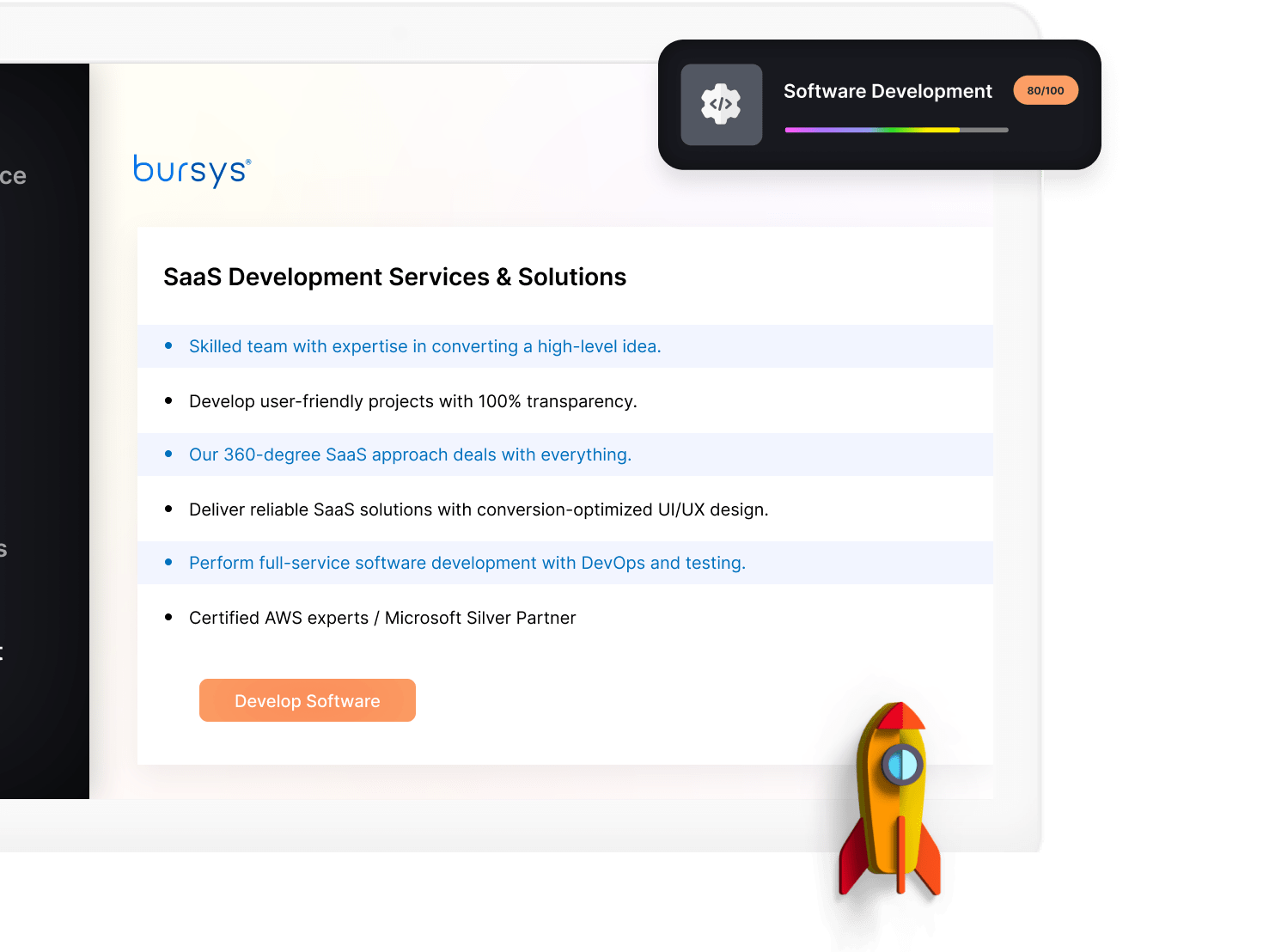 Custom software development