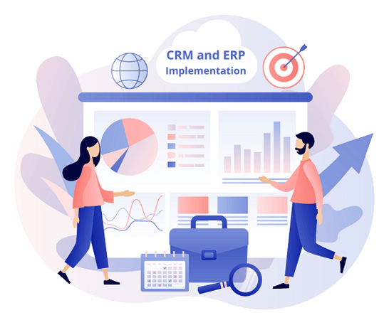 CRM and ERP software solution